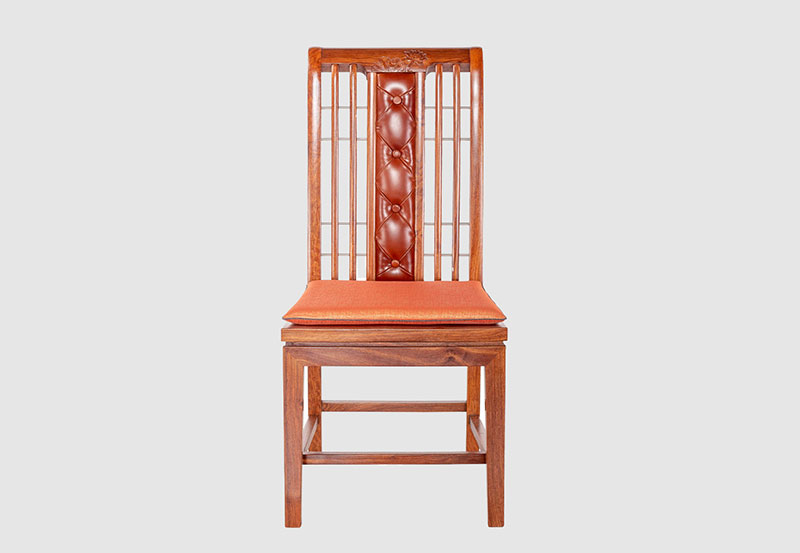 琼中芙蓉榭中式实木餐椅效果图