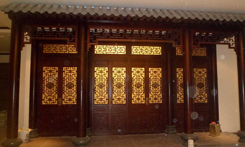 琼中传统仿古门窗浮雕技术制作方法